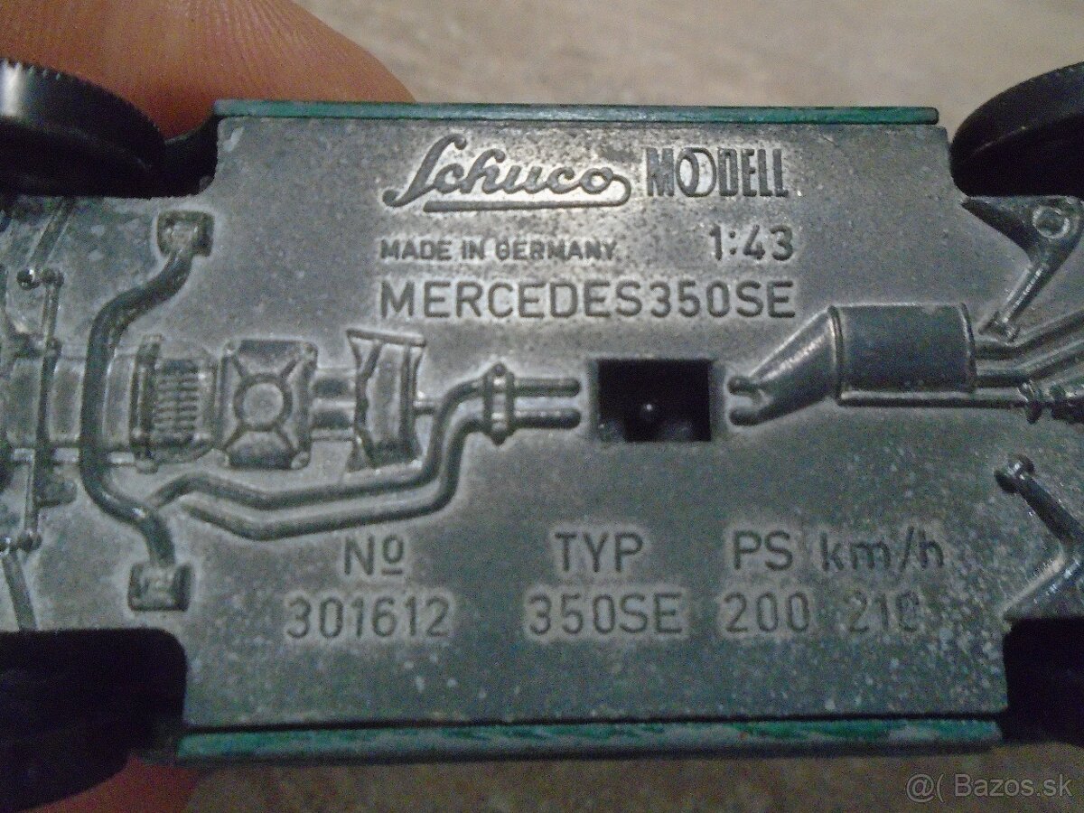 Stará Hračka Schuco Mercedes 350SE - 3