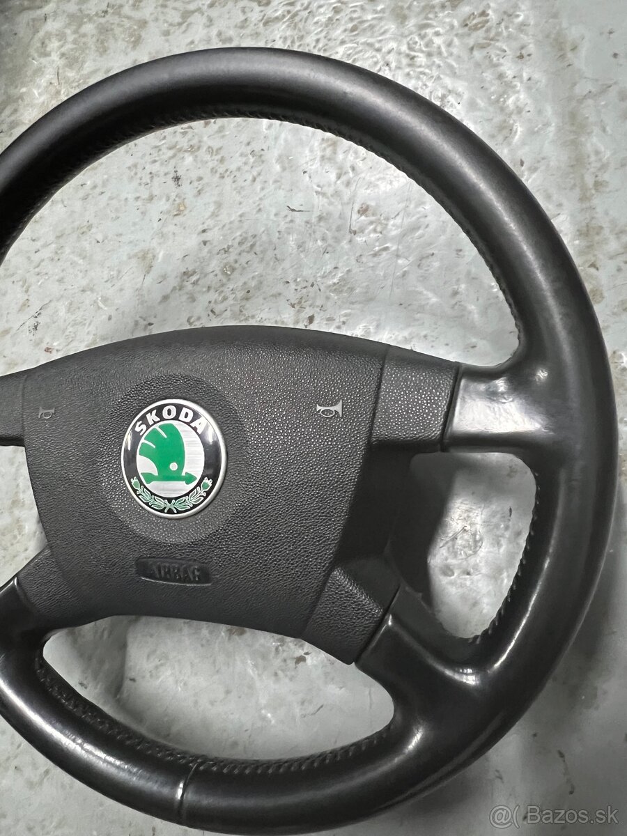 skoda fabia 1 kozeny volant - 3