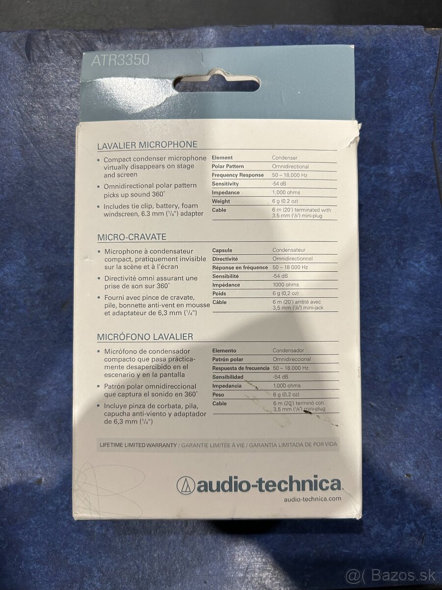 Audio-Technica ATR3350 - 3