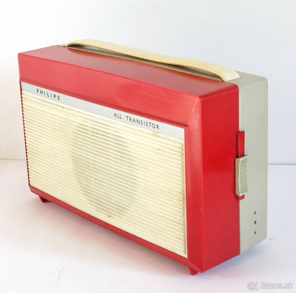 Retro malý prenosný gramofón PHILIPS - 3