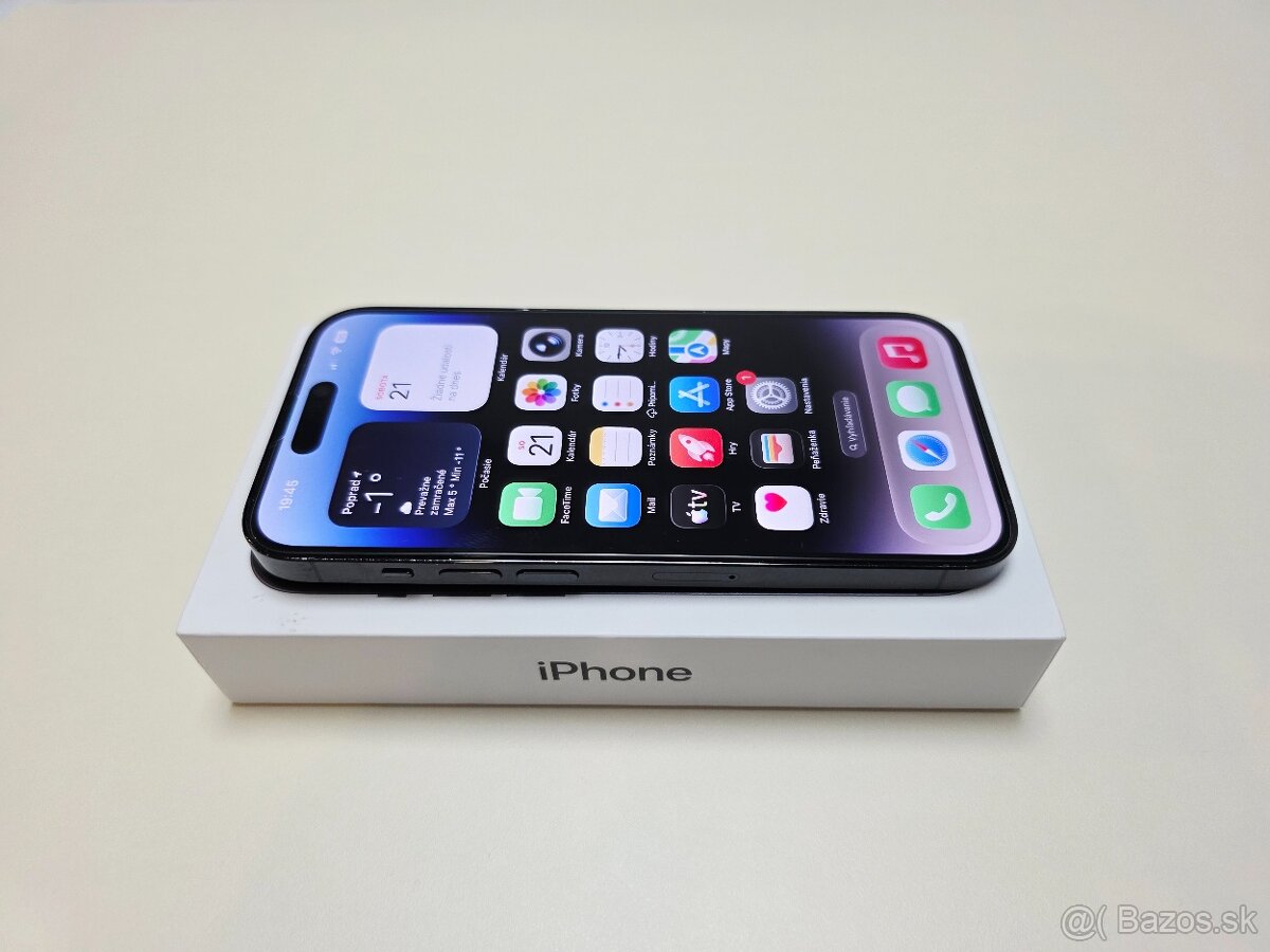 APPLE IPHONE 14 PRO 128GB BLACK,BATERKA 100% - 3