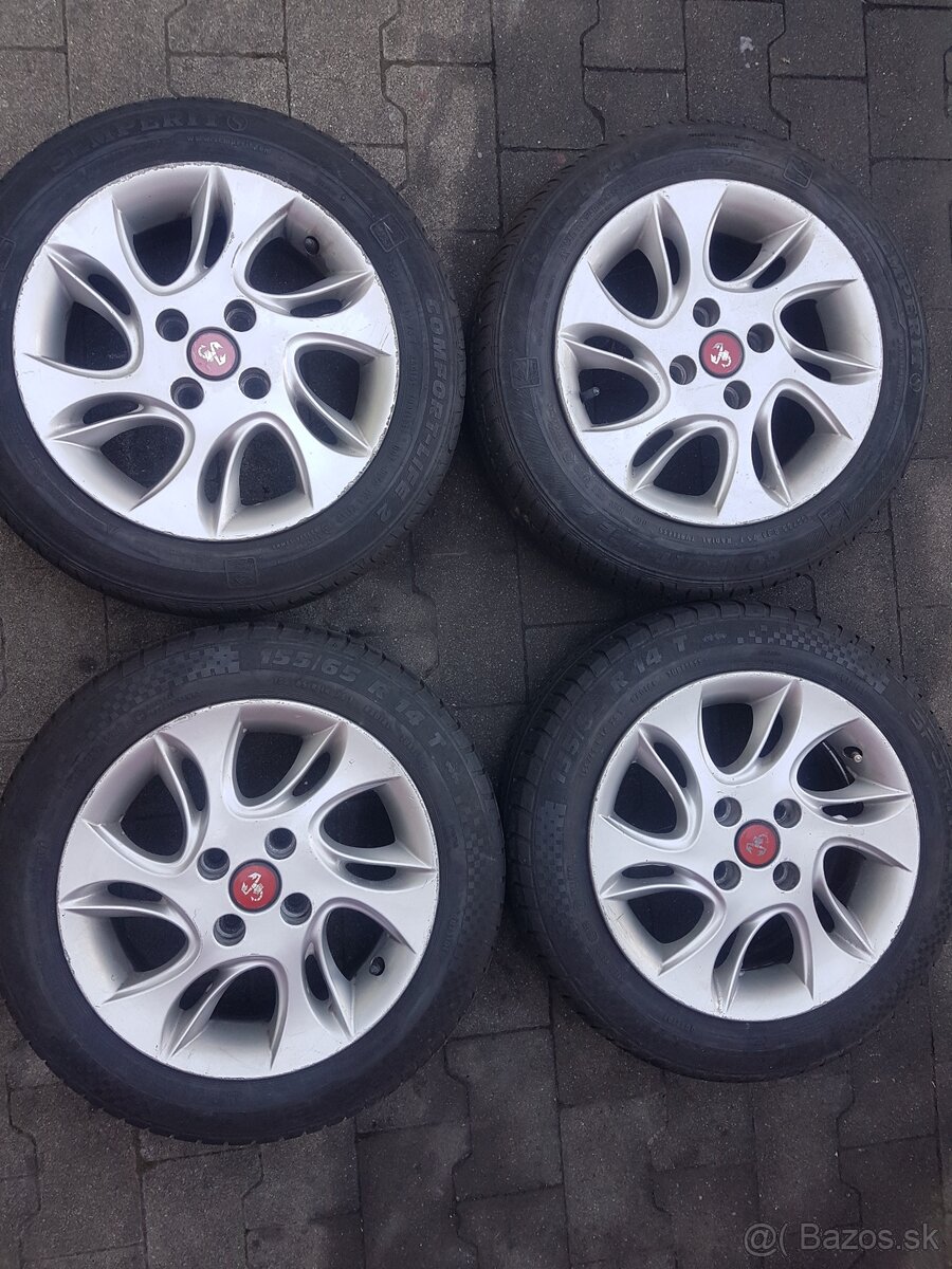 Fiat 4x98 letne 155/65R14 - 3