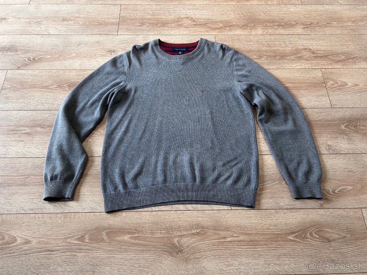 Predám pánsky nosený sveter TOMMY HILFIGER veľkosť L - 3