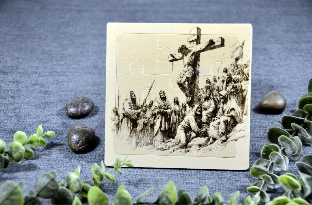 Drevené puzzle – Ježiš Kristus - 3