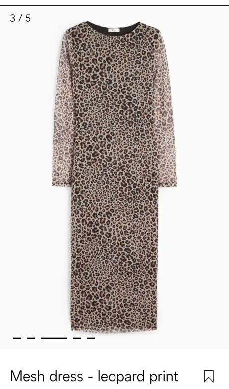 Šaty s leopardim vzorom S - 3