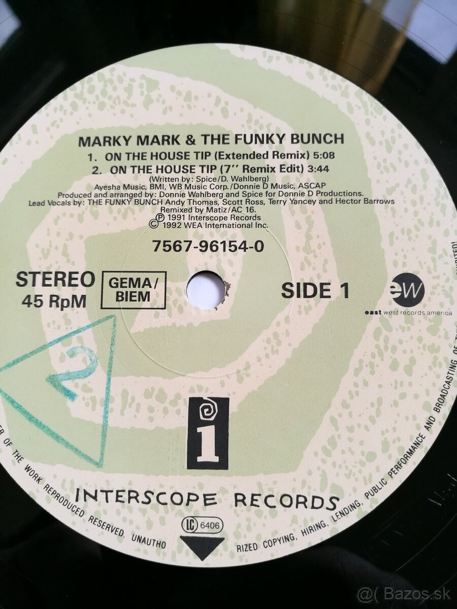 Marky Mark maxi singel ,vinyl,, - 3