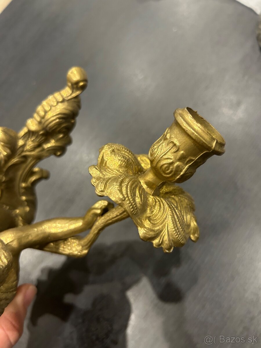 Predám mosadzny svietnik - 3