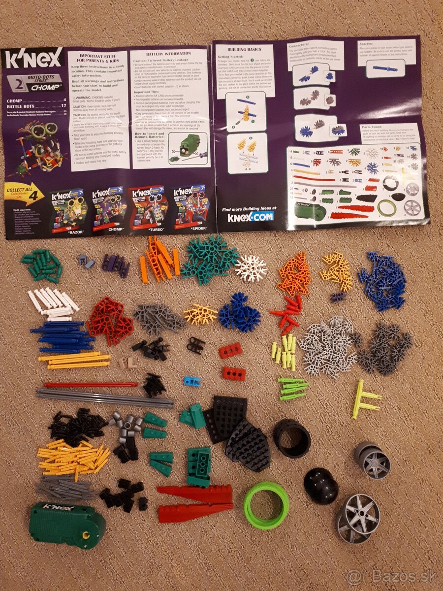 Stavebnica K'NEX Moto-Bots, robot CHOMP - 3