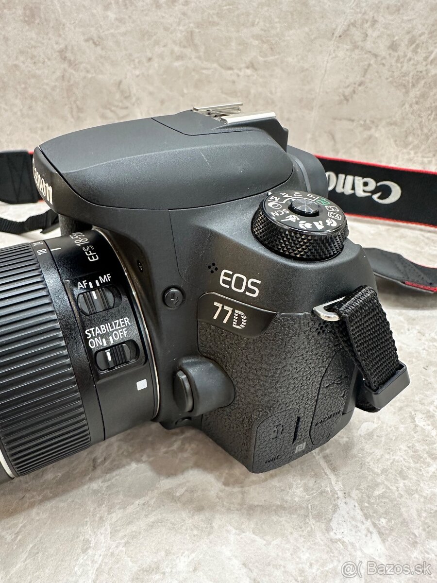 Canon EOS 77D + objektív 18-55mm + Godox blesk + príslušenst - 3