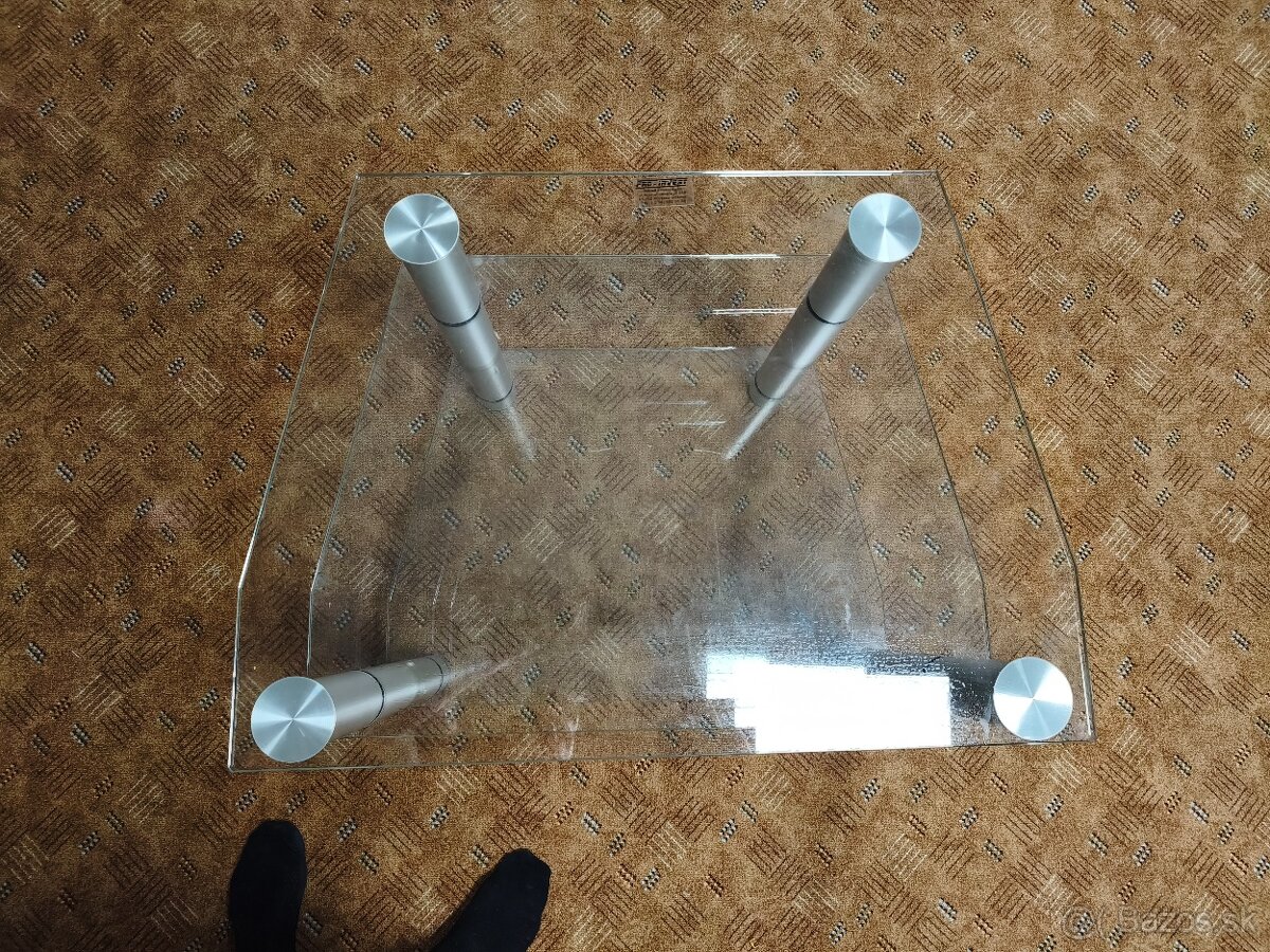 Tv stolík/ sklenený stolík - 3