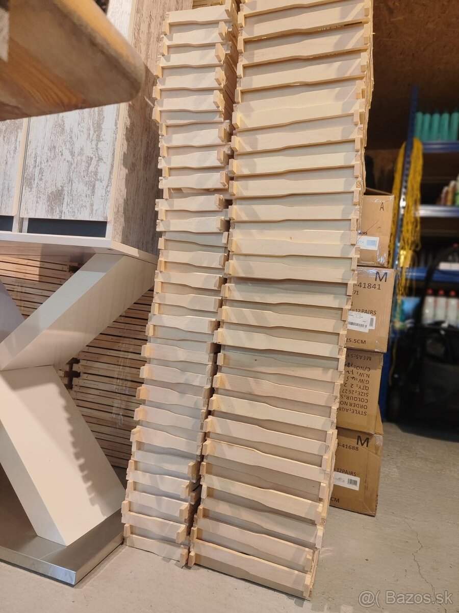 Včelárske rámiky B – nadrôtikované, lipa - 3