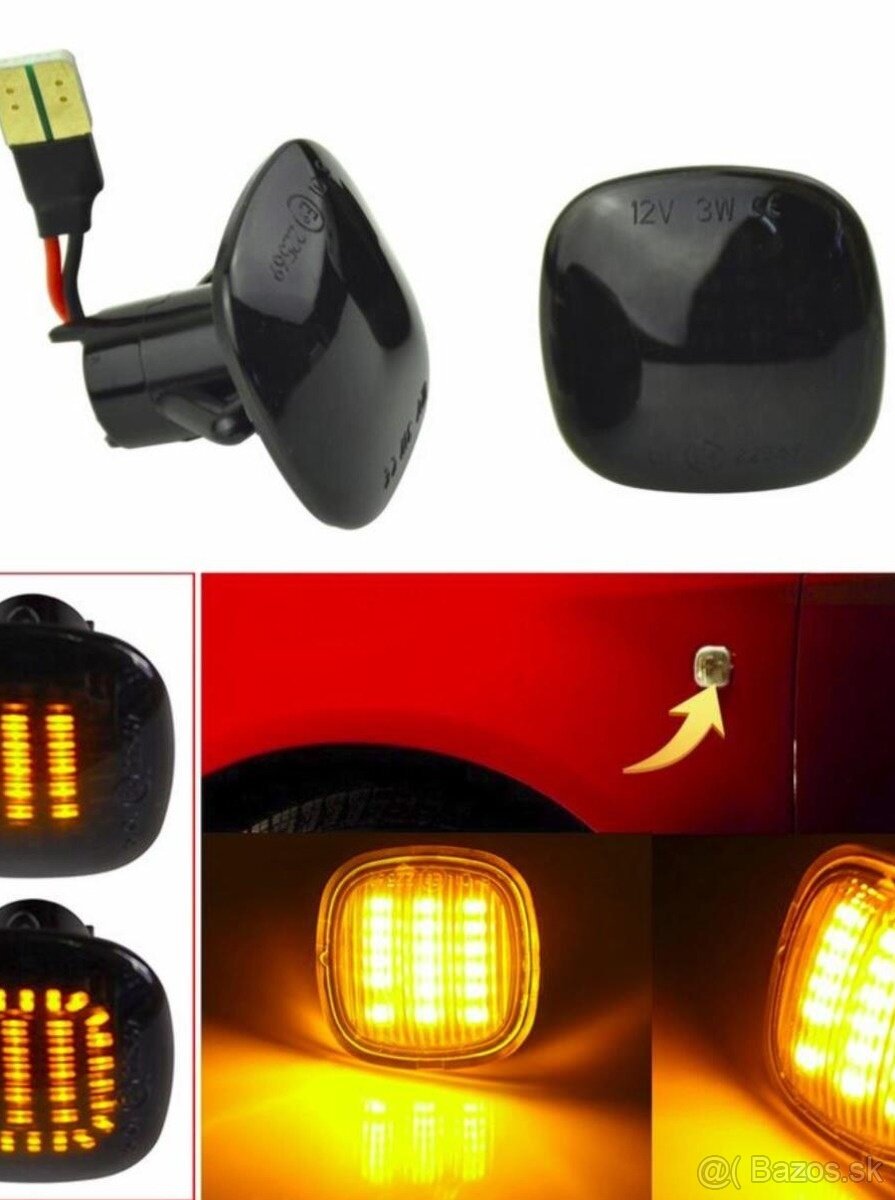 Dynamicke LED smerovky na blatníky - 3