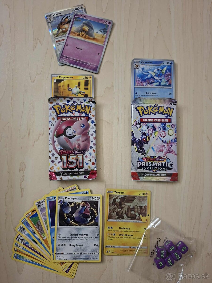 Pokemon tinky z edície 151 - 3