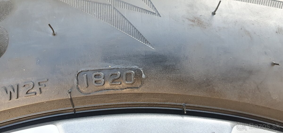 originál alu Toyota R17 + zimné pneu 215/60/17 - 3