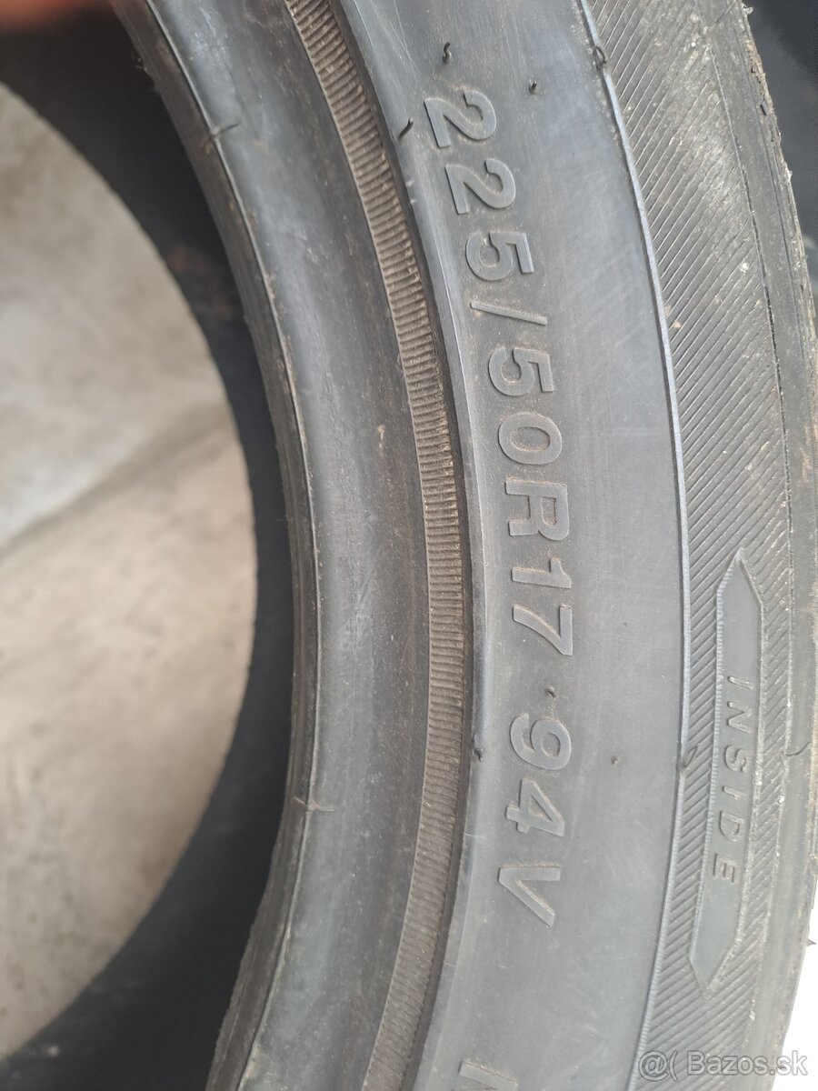 Pneumatiky letne hercules 225/50R17 dezen 5,8 mm - 3