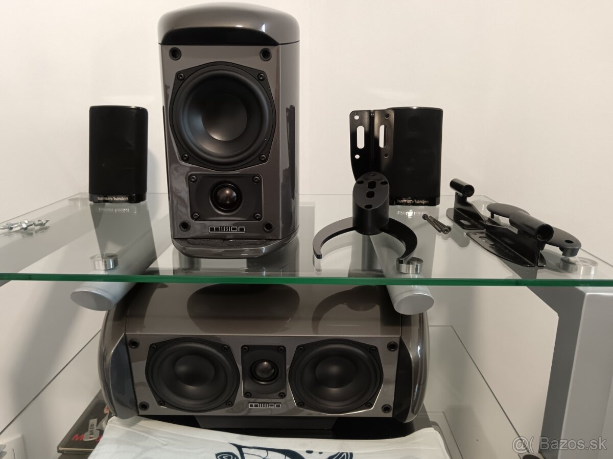 Sada reproduktorov Mission Elegante E80, E8C 4.0 5.1 6.1 - 3