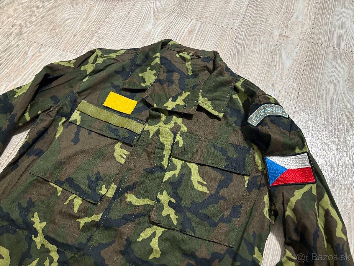 Vojenská bunda s potlačou, blúza vz.85, maskáče ČSĽA, misia - 3