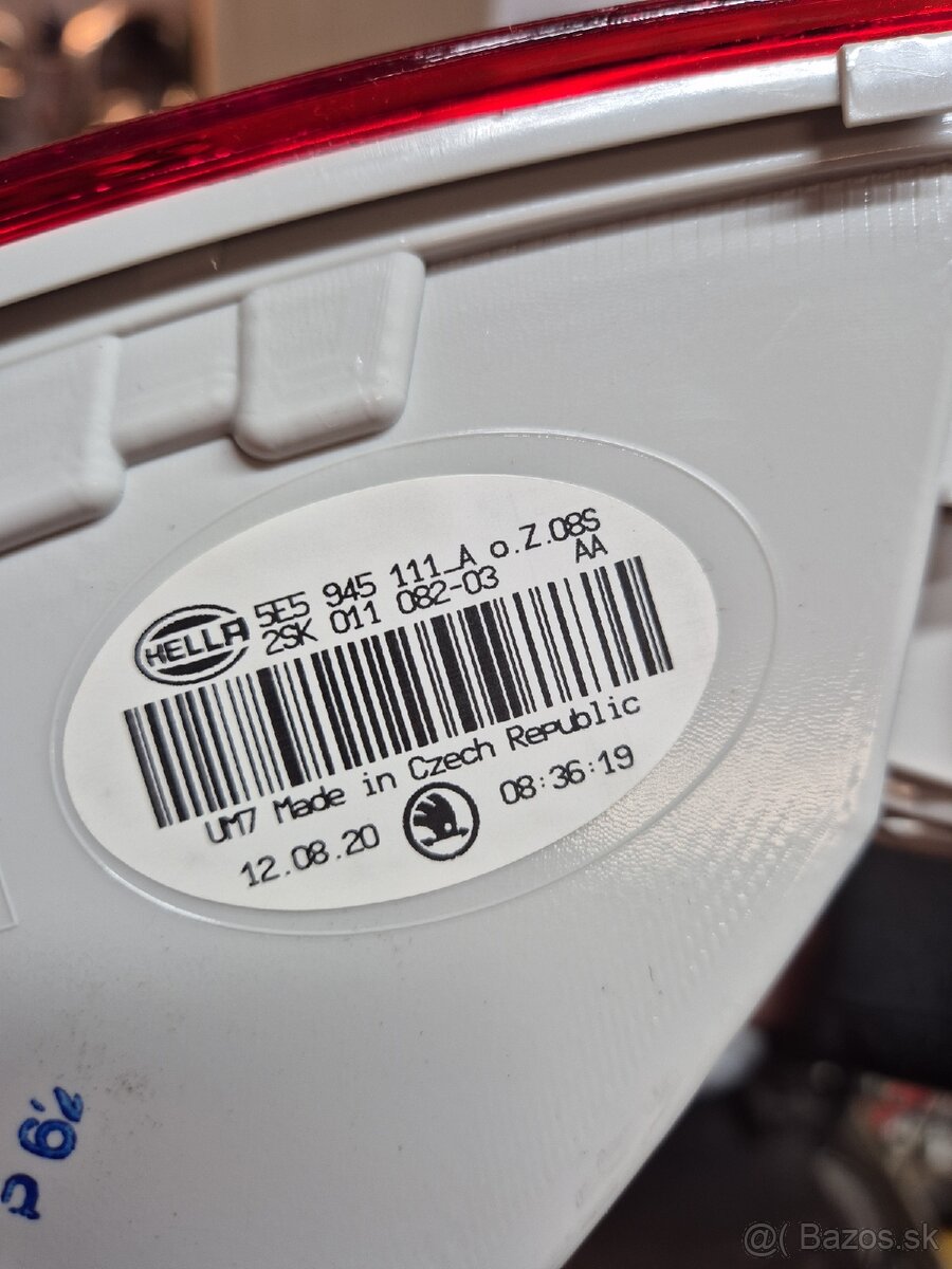 Nové originál zadné svetla LED škoda octavia 3 sedan - 3