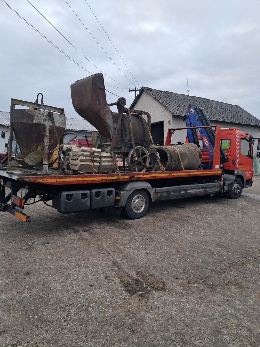Odtahova sluzba,prevoz techniky,hydraulicka ruka. - 3