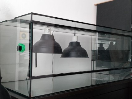 Terárium 100x45x40 s príslušenstvom - 3