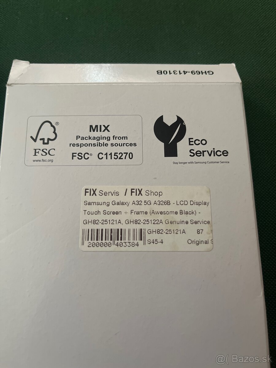 Samsung A32 5G LCD displej+frame čierny plus case - 3