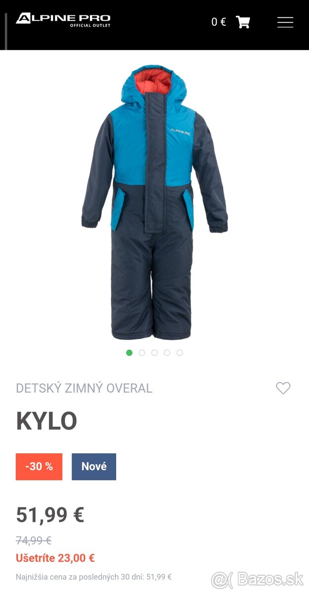 Detský zimný overal - 3