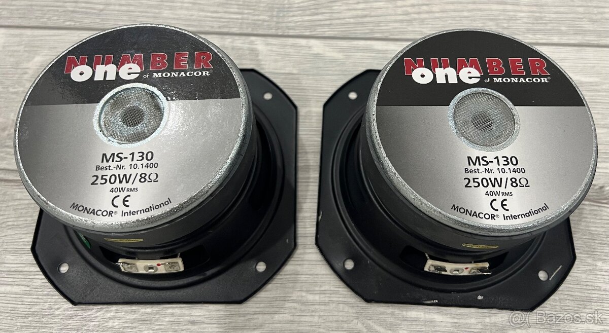 Stredové reproduktory MONACOR MS-130 - 3