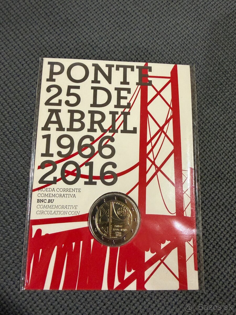 Portugalsko BU 2 euro mince - 3
