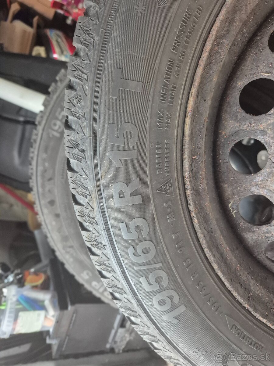 15" plechové disky VW - 3