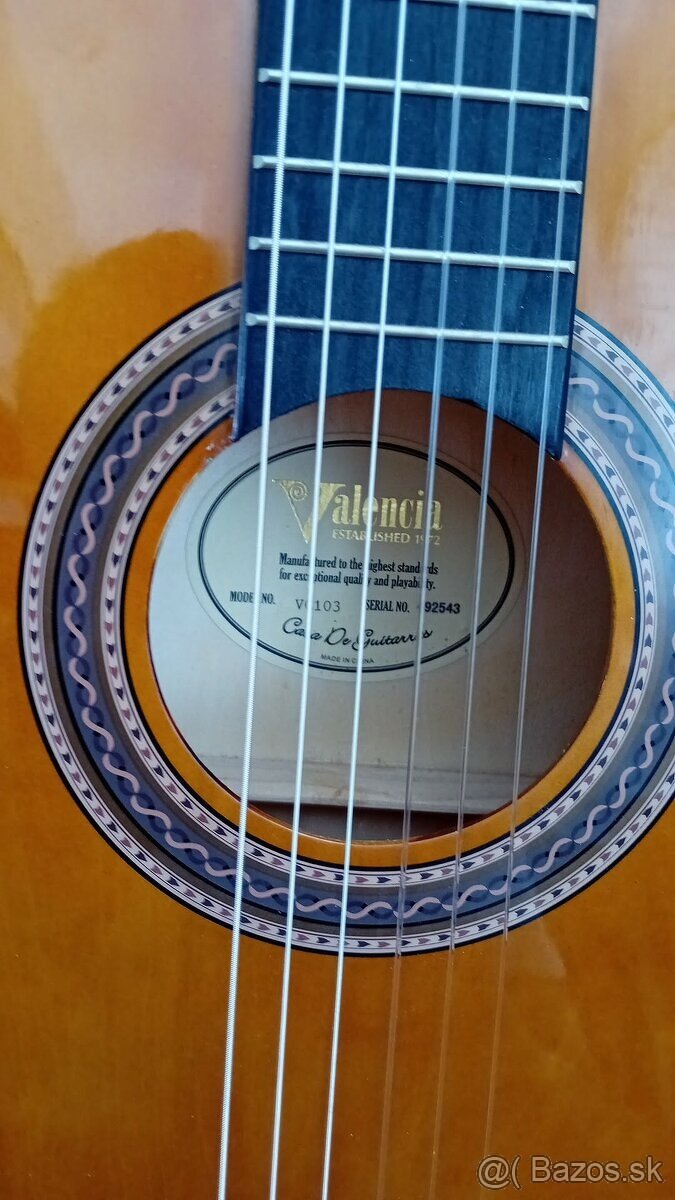 3/4 gitara Valencia - 3