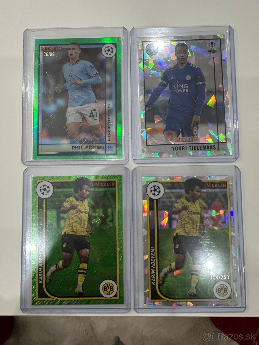 FUTBALOVÉ KARTY ZBERATEĽSKÉ MERLIN KARTIČKY - 3