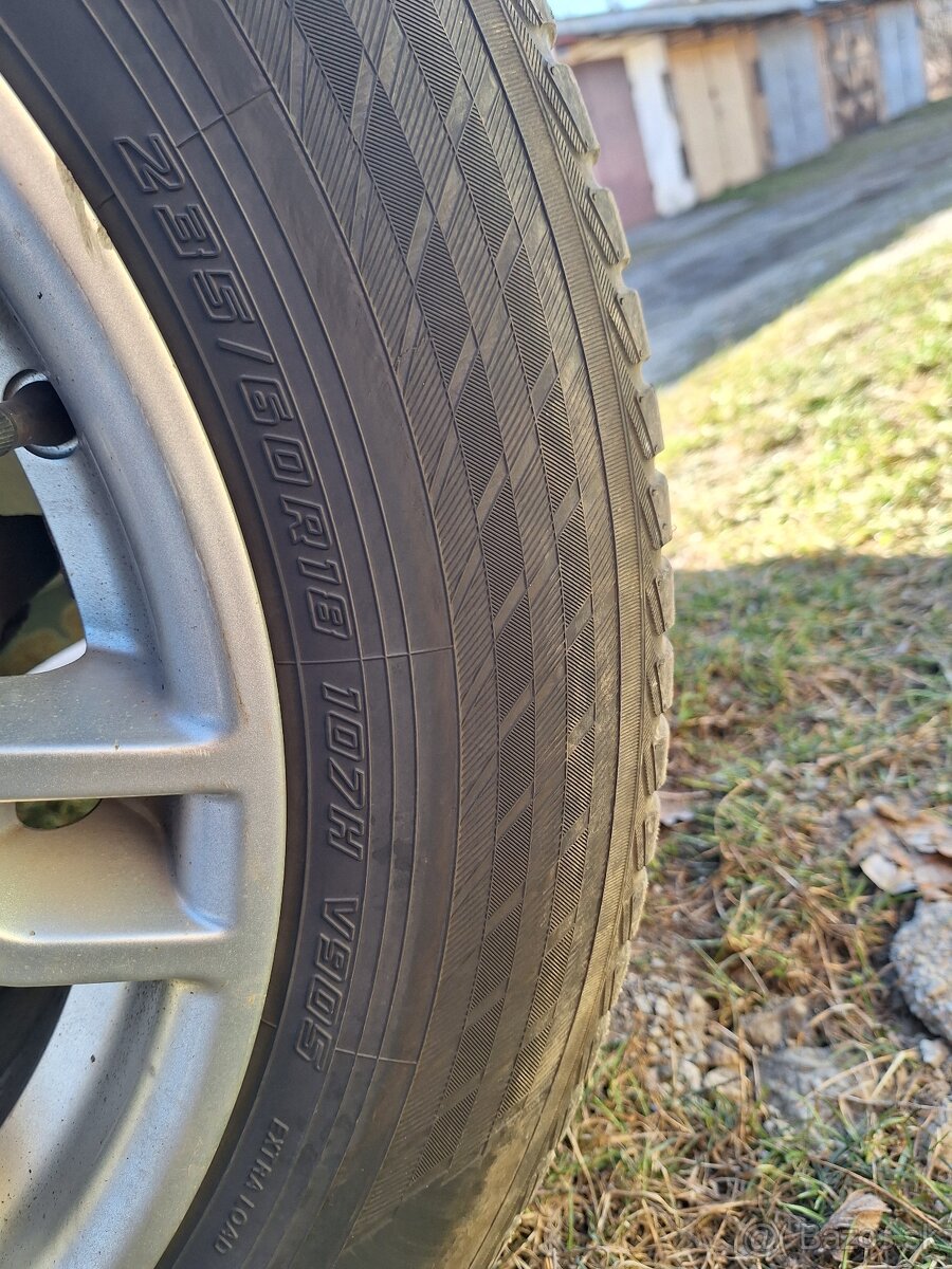 Disky so zimnými pneu Range Rover evoque