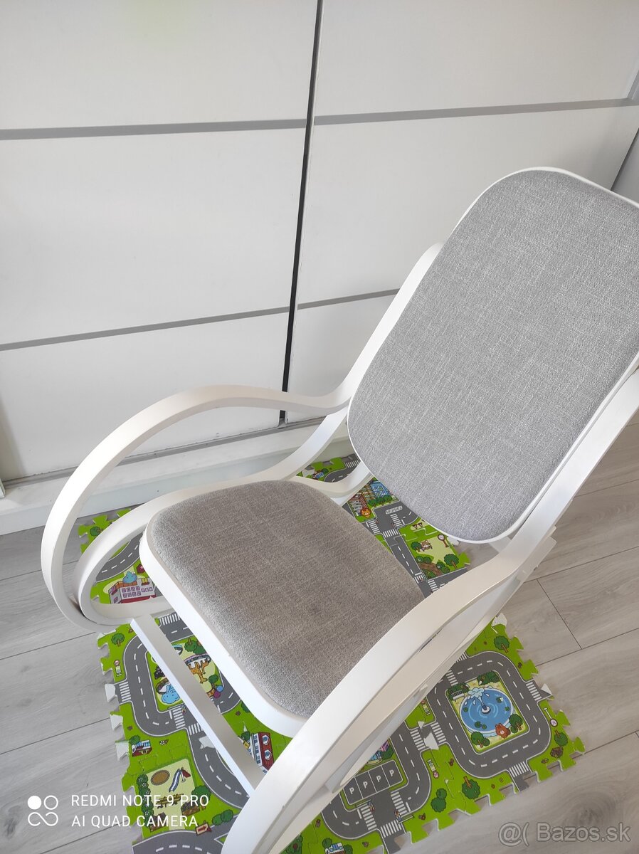 Hojdacie Biele kreslo - 3