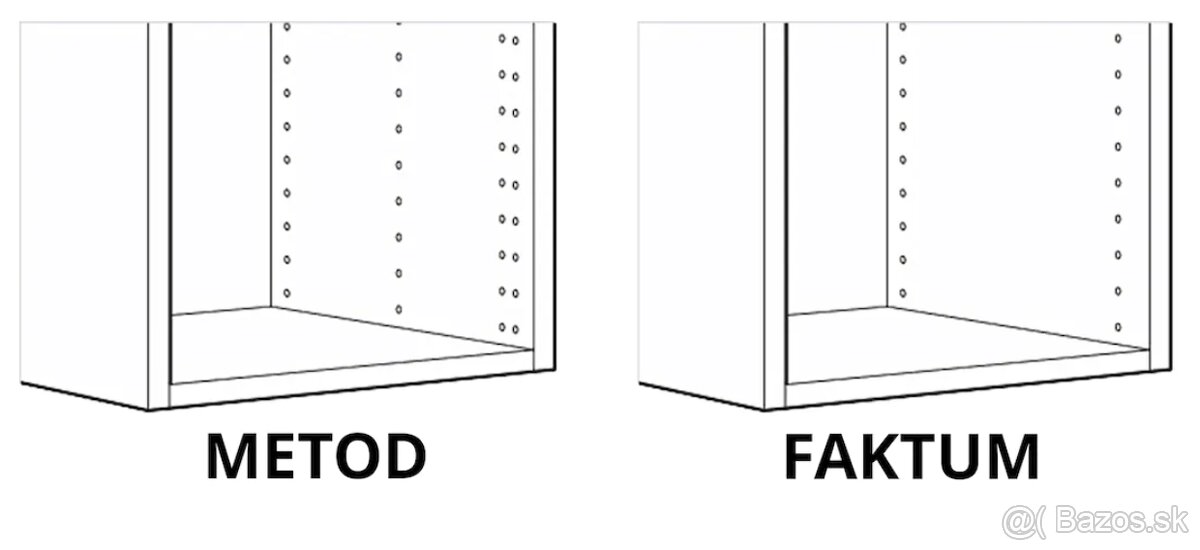 DOPYT kuchynské skrinky Ikea FAKTUM + dvierka Lidingo - 3