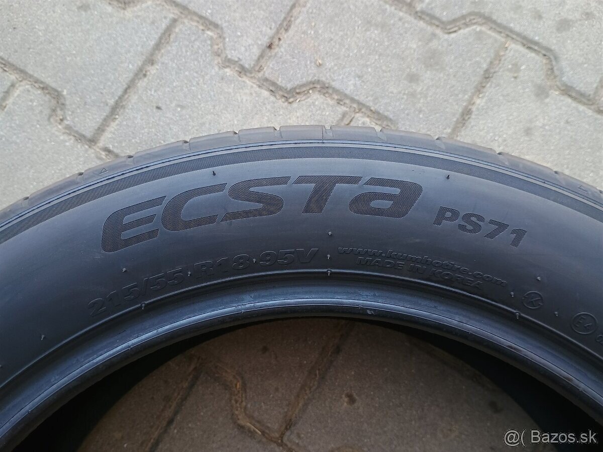 Letné pneu Kumho Ecsta PS71 215/55 R18 - 3