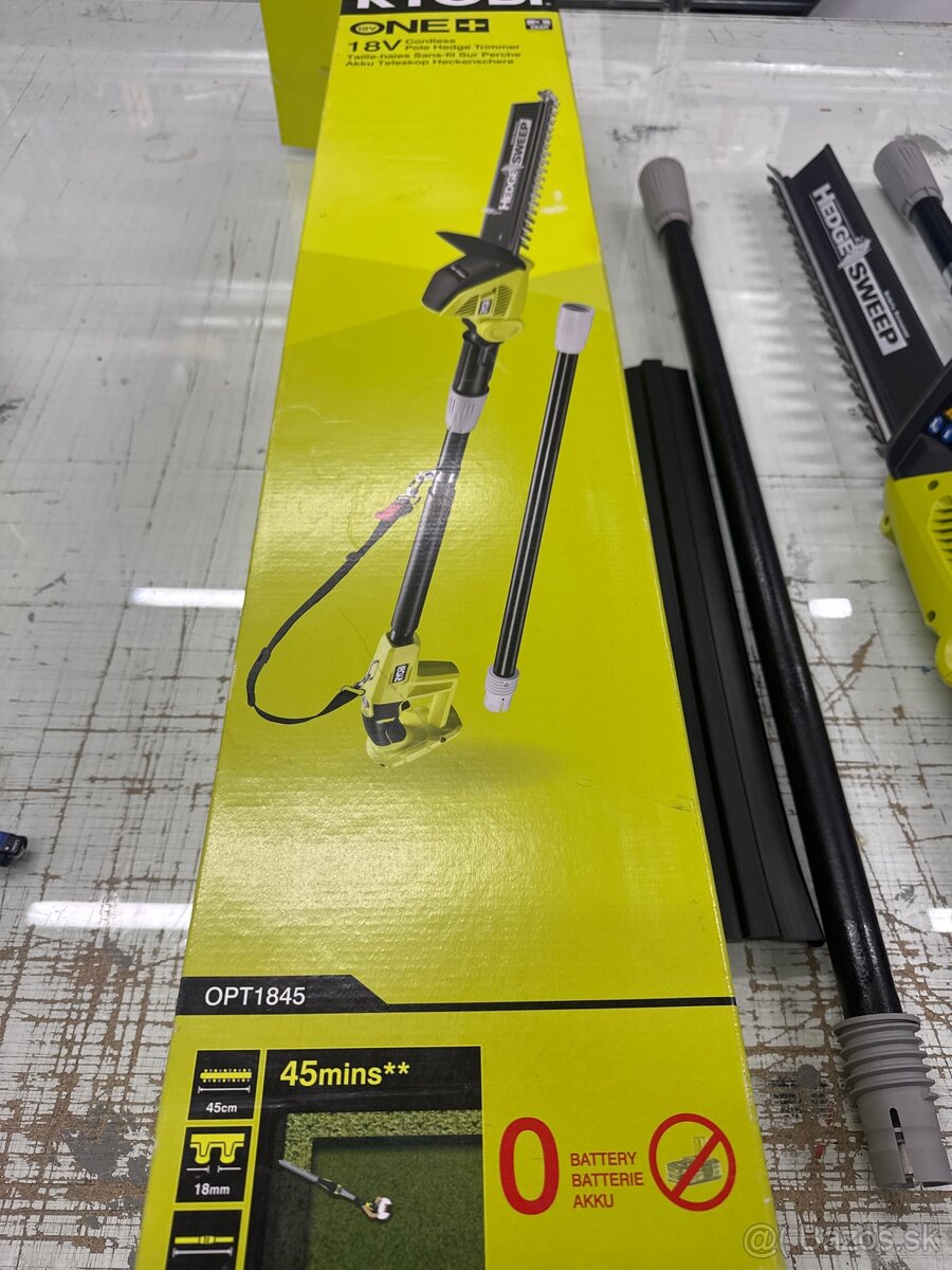 Ryobi aku ventilátor a aku teleskopické nožnice - 3