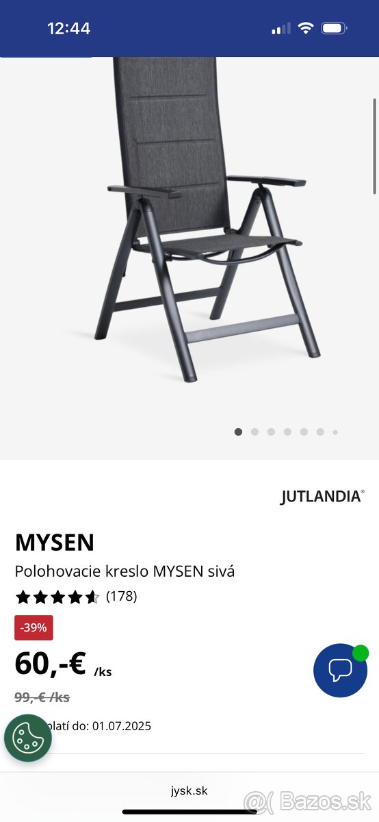 Polohovacie kreslo MYSEN - 3