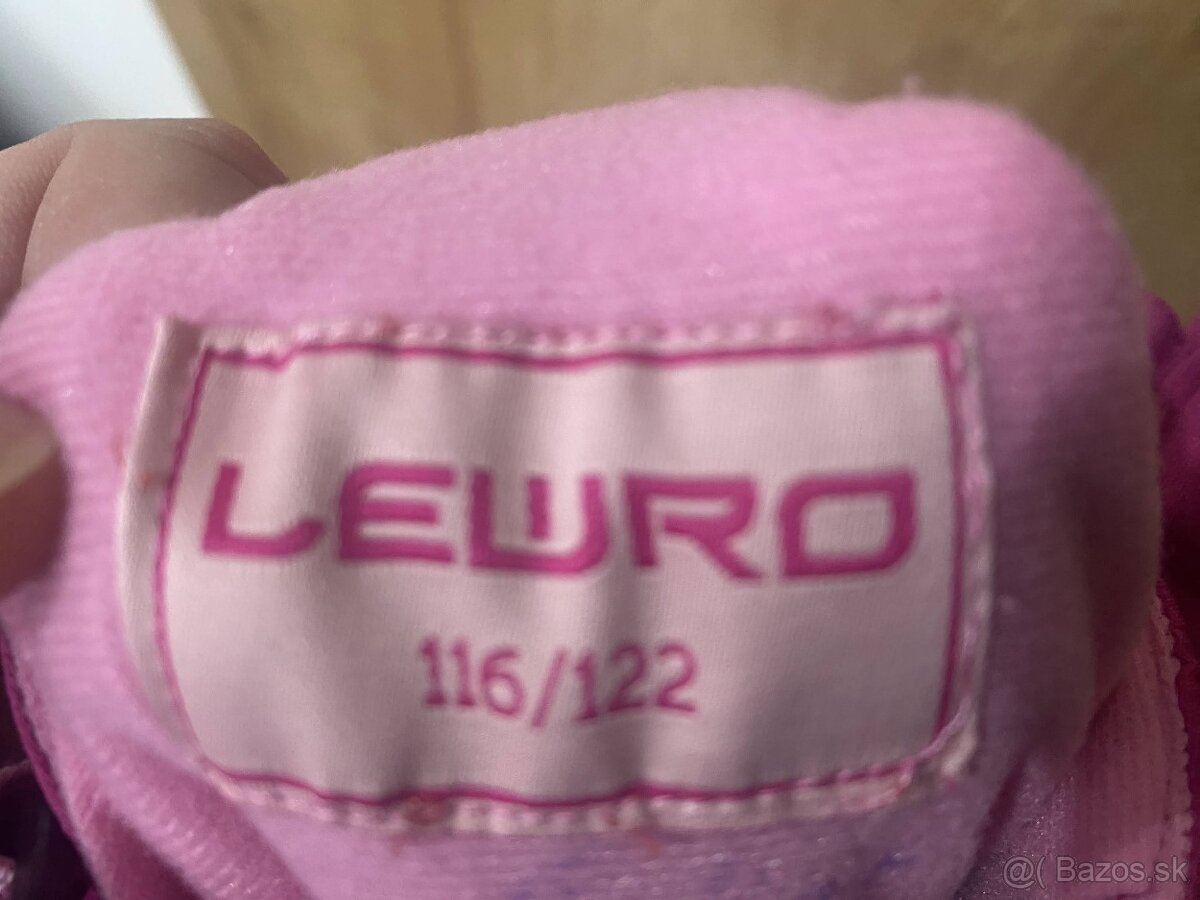 Detské zateplené nohavice 116/122 - 3