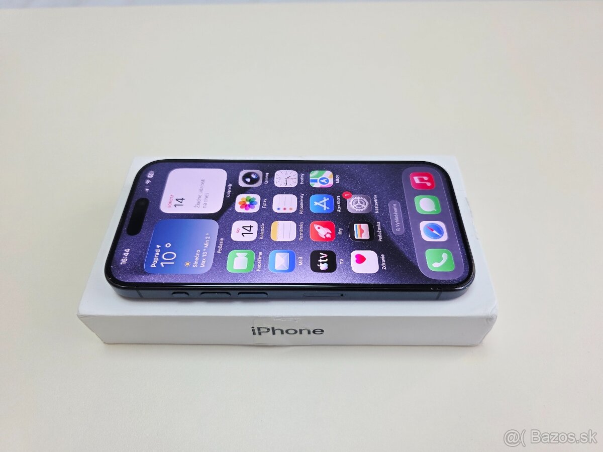 Apple iphone 15 PRO 256GB BLUE TITANIUM,BATERKA 100% - 3