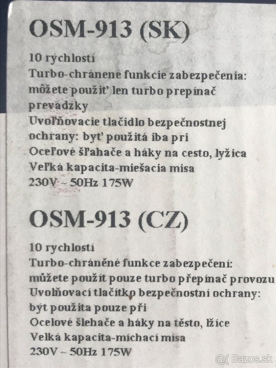 Novy slahac, hnetac - 3