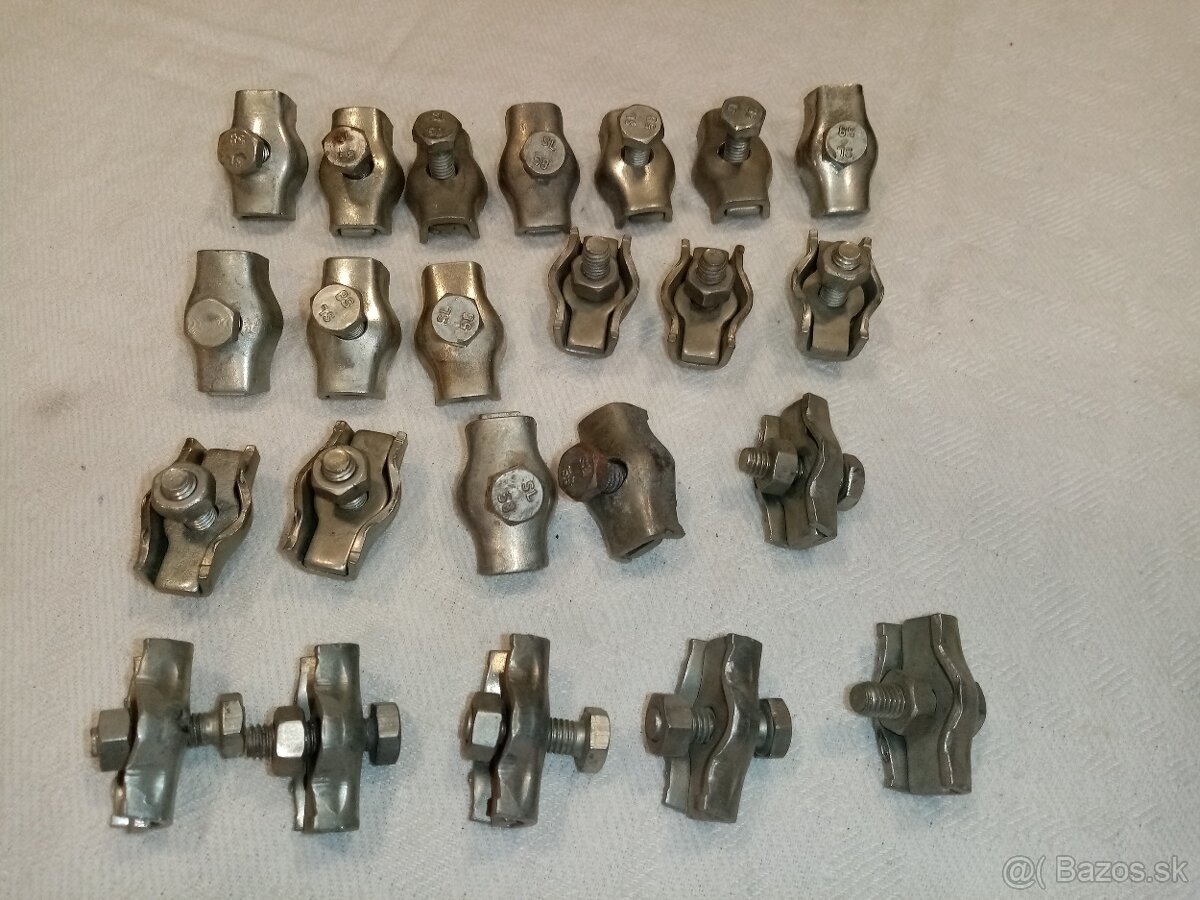 svorky lanové simplex, so šroubom M6 - 3