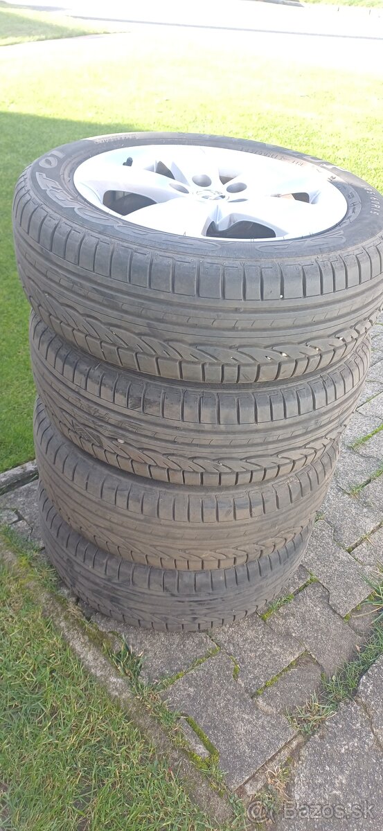 Škoda Fabia 3 disky z ľahkých zliatin s pneu Dunlop - 3