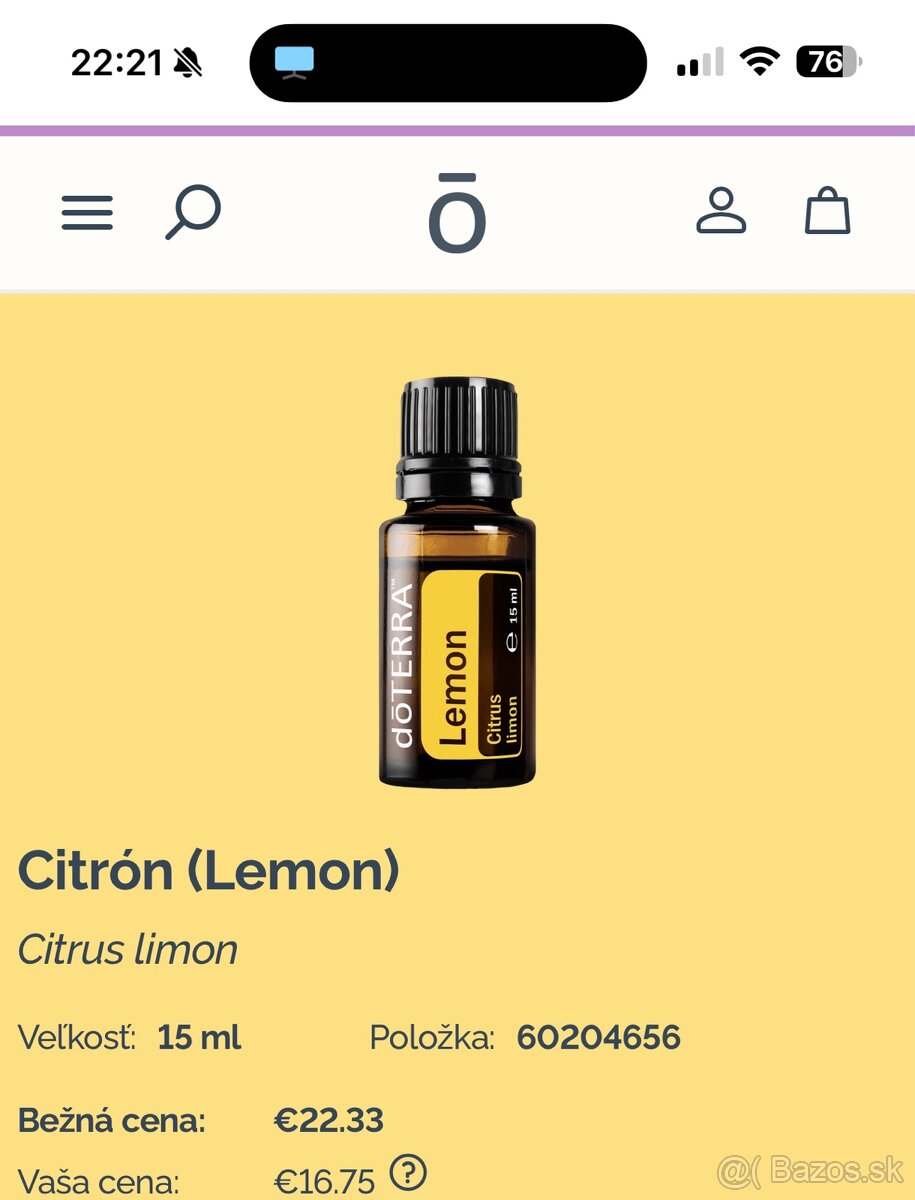 Nové, neotvorené esenciálne oleje dōTERRA za členské ceny - 3