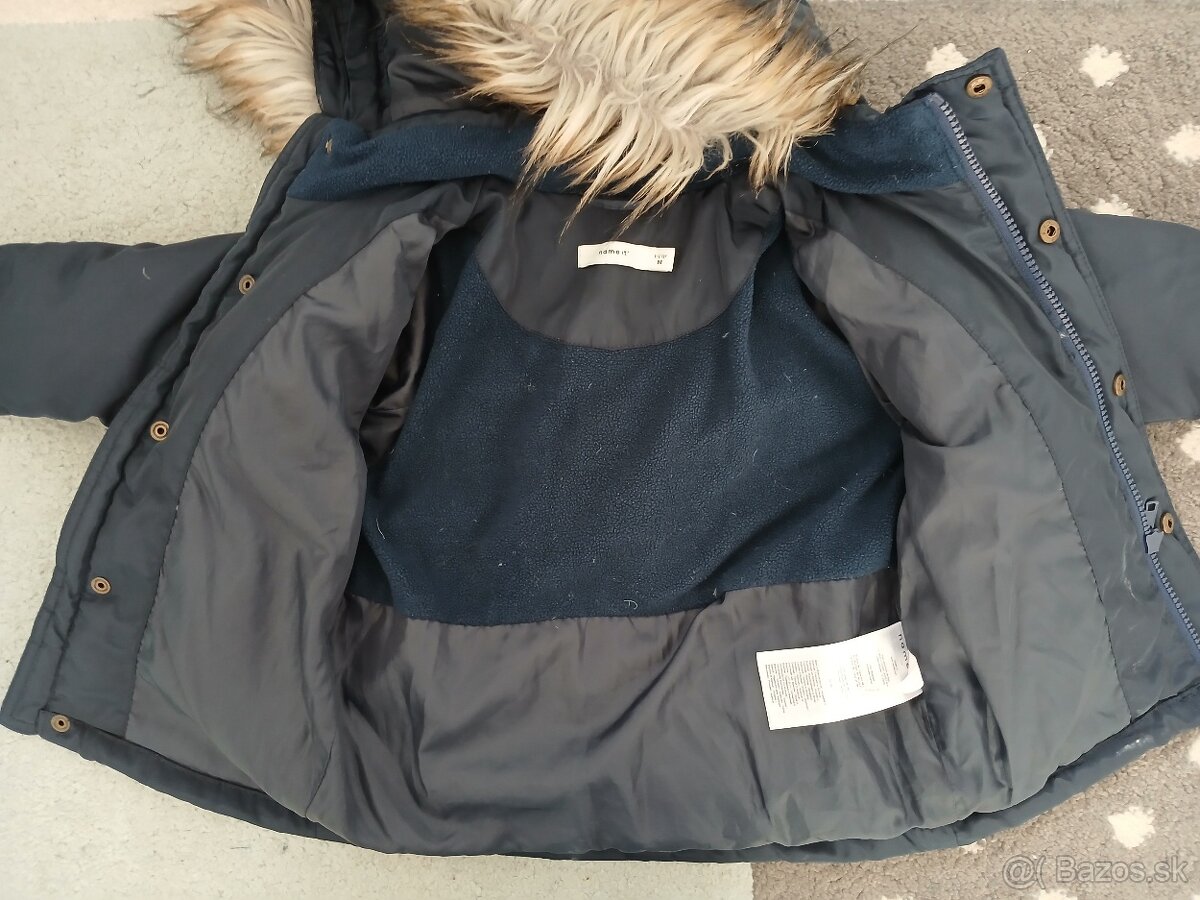 Chlapcenska zimna bunda 86 - 3