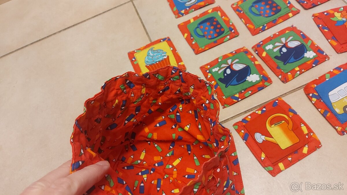 Predám látkové pexeso aj s vreckom - 3