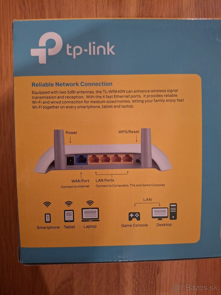 Predám TP-Link TL-WR840N (používaný) - 3
