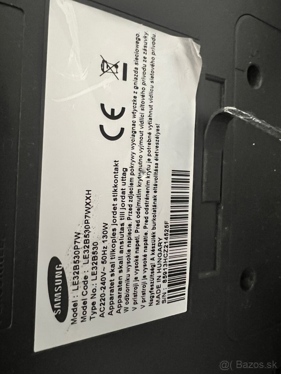 Tv lcd Samsung le32B530p2w - 3