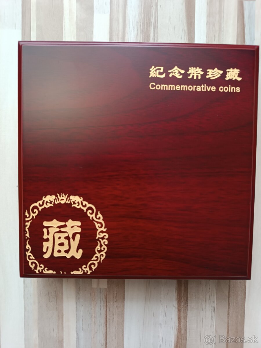 5€ mince, fauna a flóra, UNC, euro vlk,včela ,euro minca - 3