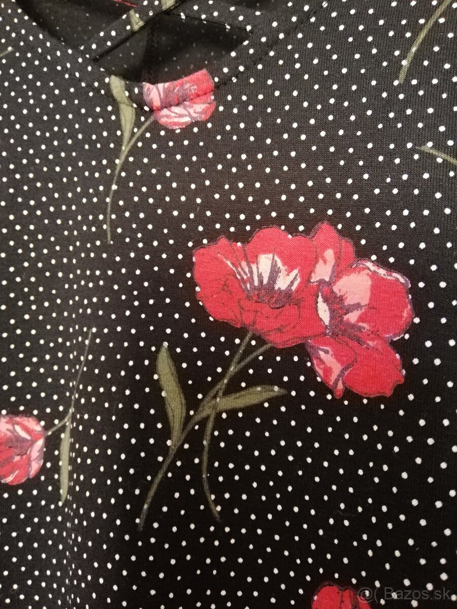 Dámské černé ŠATY s potiskem F&F N.O.V.É. - 3