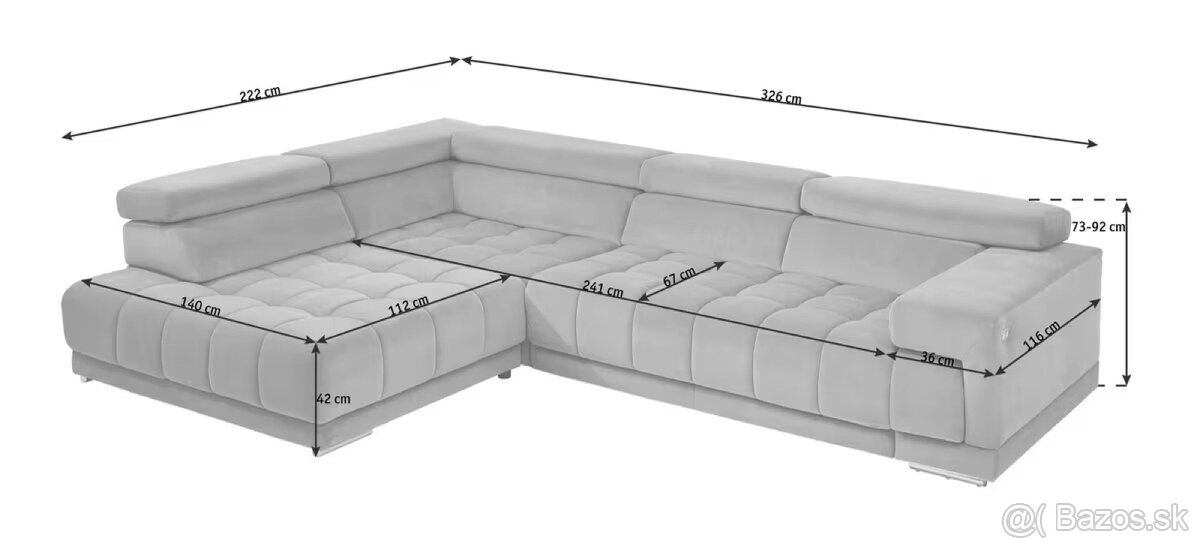 Rohová sedačka Beldomo - 3